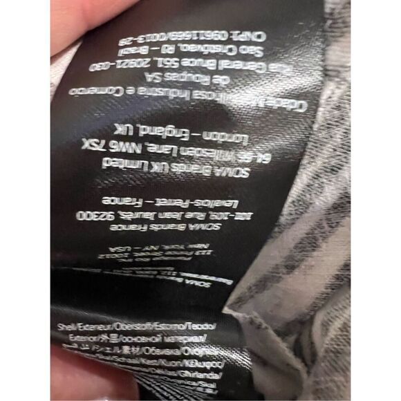 Farm Rio Women's Black White Patterned Sleeveless Linen Blend Romper Medium NWOT - Picture 11 of 11